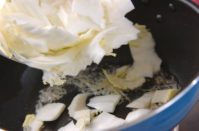 白菜の海鮮クリーム煮の作り方の手順7