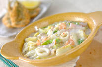 白菜の海鮮クリーム煮