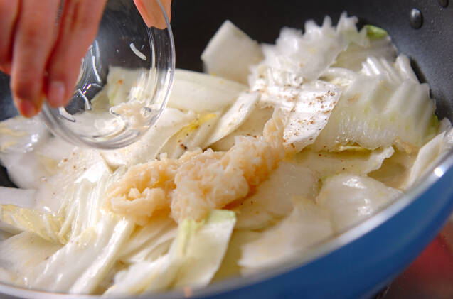 白菜の海鮮クリーム煮の作り方の手順8