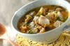 ゆで豚とシメジのサンラータン風スープの作り方の手順