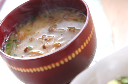 ブラウンエノキみそ汁