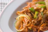 豚肉のケチャップ炒め