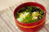 もずくと豆腐のお吸い物の作り方の手順