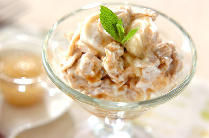 メープルバナナヨーグルト