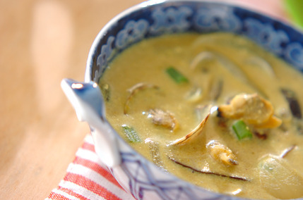 豆乳カレースープ