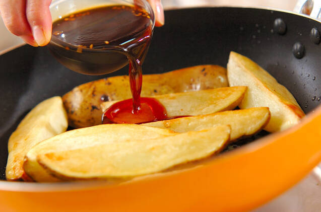 焼き肉ポテトの作り方の手順3