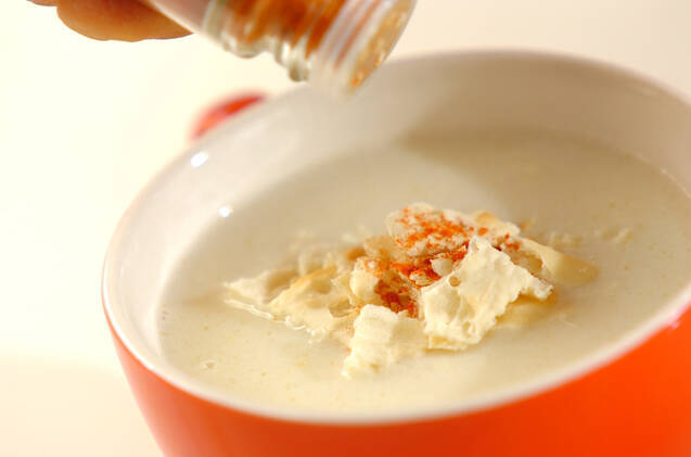 カリフラワーのホワイトスープの作り方の手順7