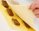 チョコレートの小さなパイ　マーマレード風味の作り方4