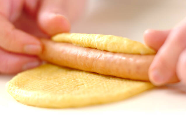 スパイシーソーセージロールの作り方の手順9