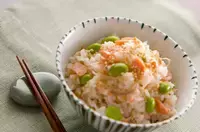 ミョウガの混ぜご飯