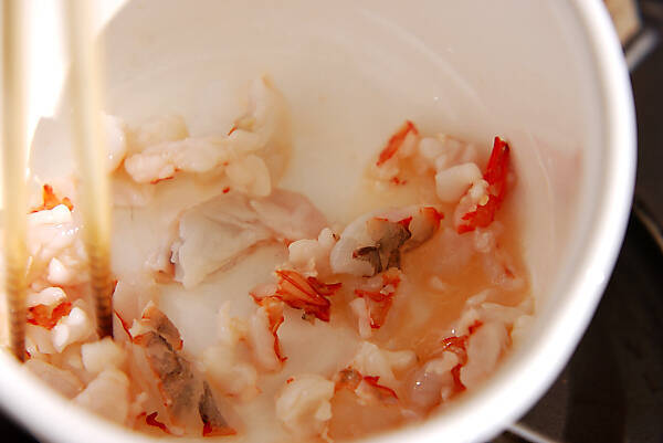 エビ卵焼き生春巻きの作り方の手順1