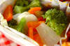 蒸し野菜のユズ風味の作り方の手順