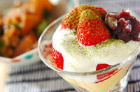 イチゴの和風トライフル