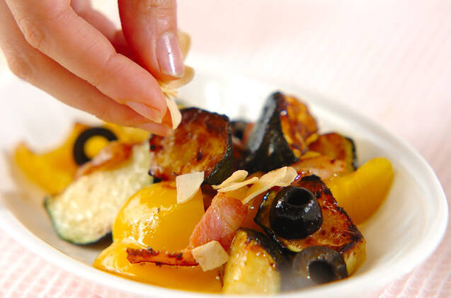 パプリカとズッキーニの炒め物の作り方の手順6