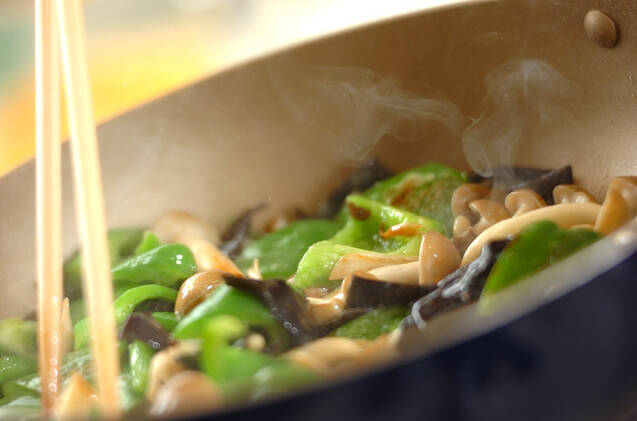 食感が楽しい！定番 卵とキクラゲの炒め物の作り方の手順5