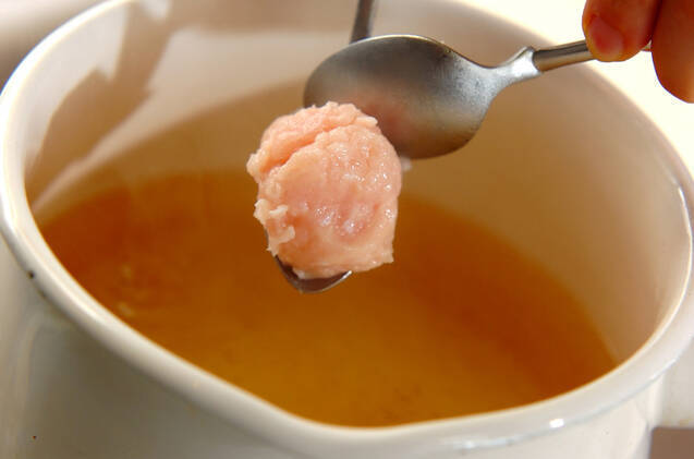 鶏団子汁の作り方の手順3