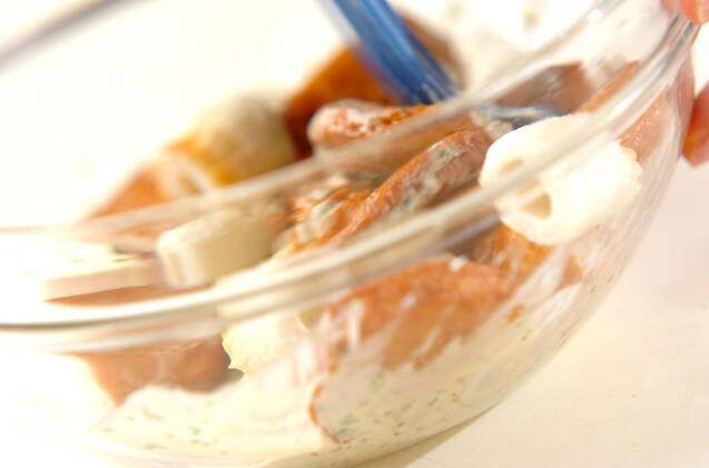 練り物のマヨポン和えの作り方の手順3