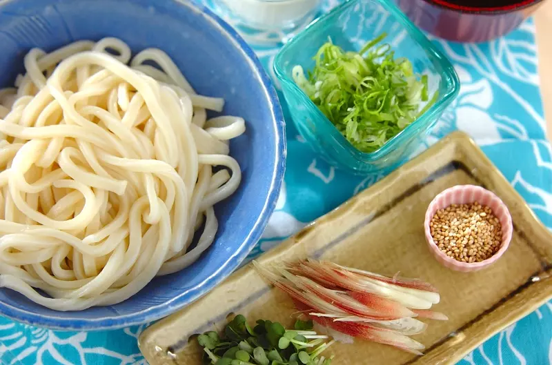 薬味たっぷり冷やしうどん レシピ 作り方 E レシピ 料理のプロが作る簡単レシピ