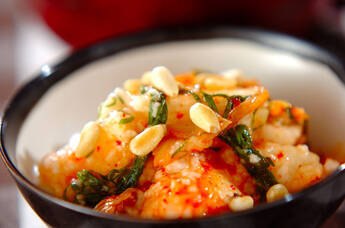 長芋のキムチ和え