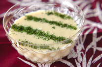 サツマイモの豆乳冷スープ