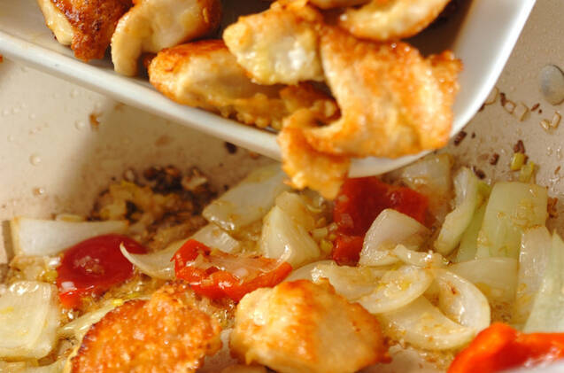 チキンソテーのハニーソースがけの作り方の手順7