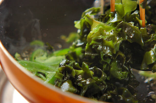 ワカメのきんぴらの作り方の手順3