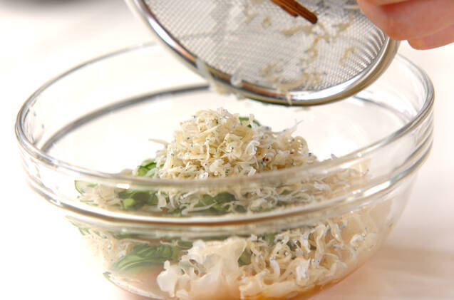 白キクラゲの酢の物の作り方の手順4