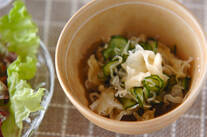 白キクラゲの酢の物