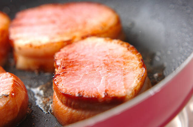 ハムステーキの作り方の手順6