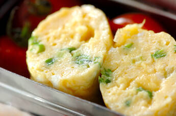 ネギ入り卵焼き