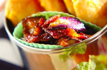 ナスのケチャップ炒め