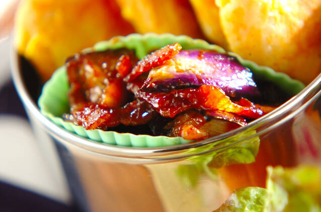 ナスのケチャップ炒め