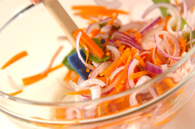 ニンジンのミントサラダの作り方の手順6