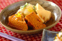 白菜とがんもどきの煮物