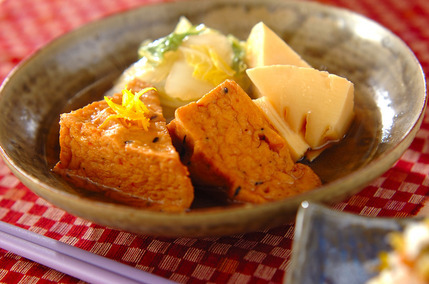 白菜とがんもどきの煮物