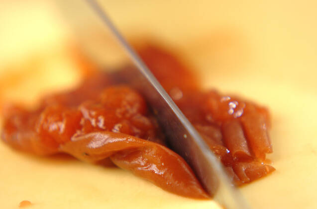 長芋の梅肉磯和えの作り方の手順3