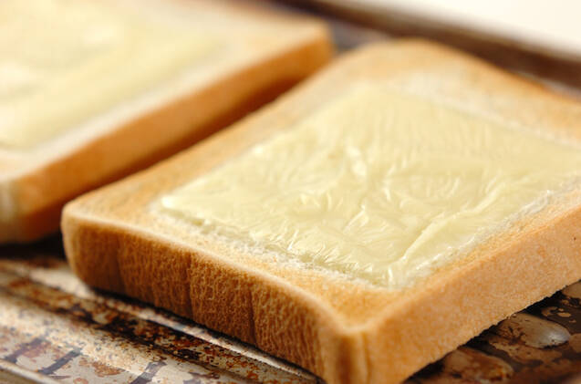 ホウレン草エッグトーストの作り方の手順2