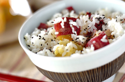 焼き芋たっぷり混ぜご飯