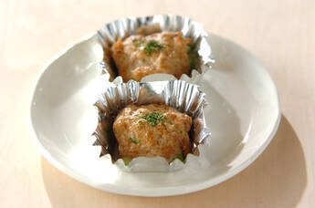 アスパラとツナのカップ焼き