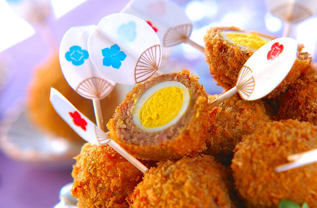 ウズラが可愛い！ミニスコッチエッグ