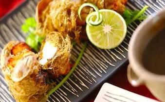 とろろ昆布の揚げ物