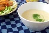 新玉ネギのポタージュ