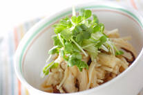 キノコのポン酢和え