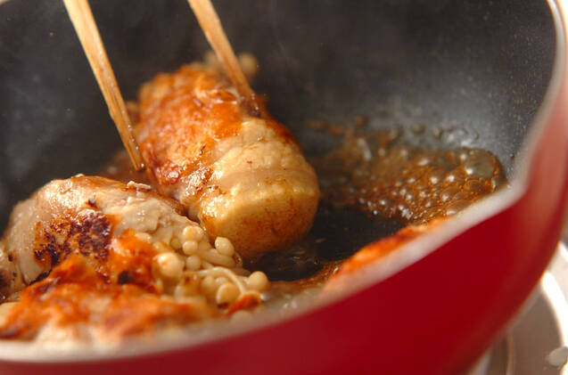 豚肉のエノキチーズ巻きの作り方の手順7