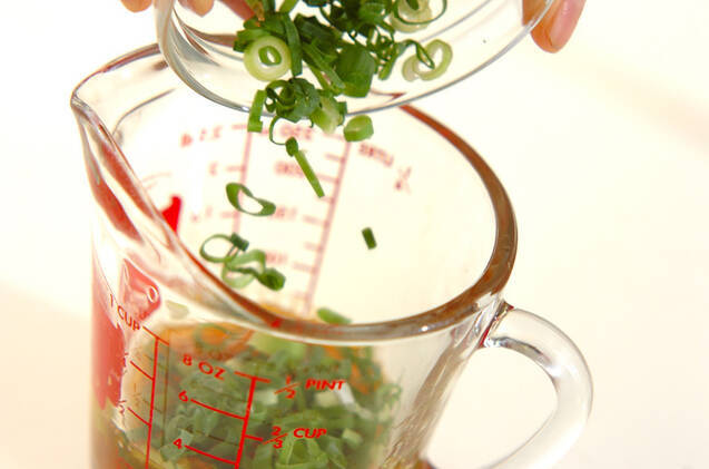 ネギ入り卵焼きの作り方の手順2