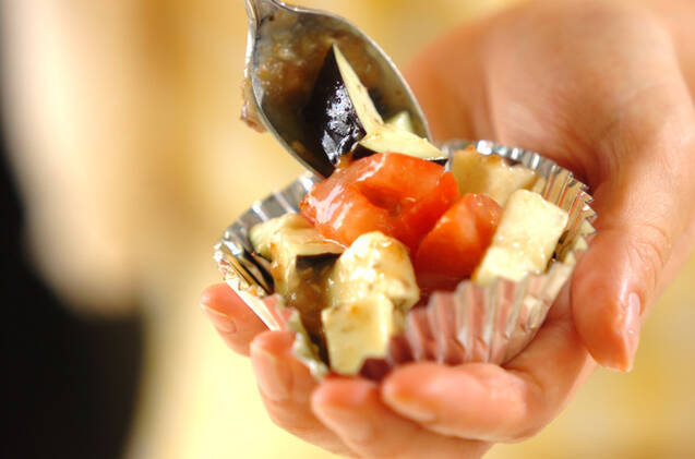 ナスの肉みそ田楽の作り方の手順2