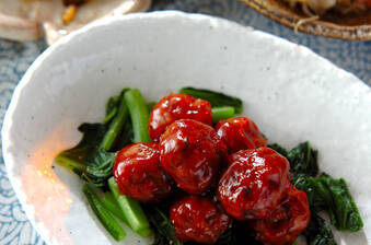 甘酢あんの肉団子