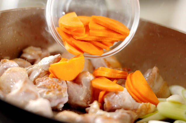 鶏肉と大豆の炒り煮の作り方の手順6