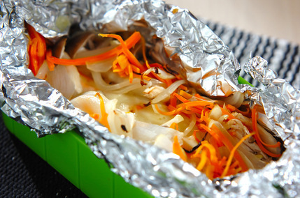 鮭のホイル焼き