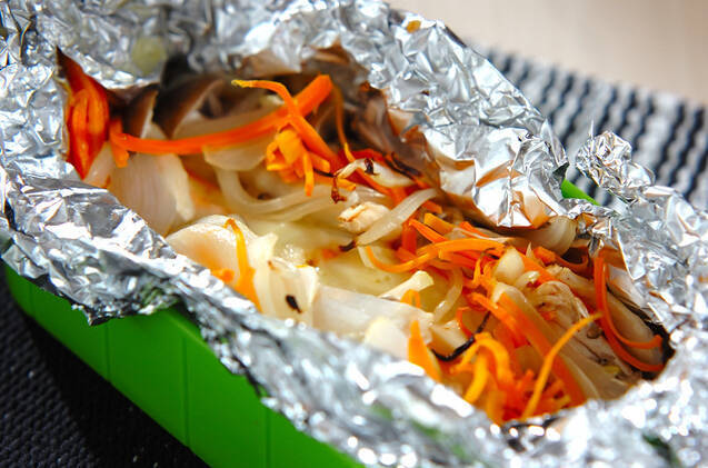 鮭のホイル焼き